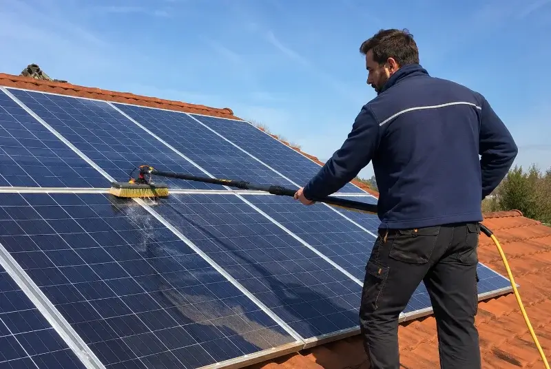 Nettoyage et entretien de panneaux solaires à Taulis
